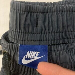 NIKE Joggers Pants Men's L (34x30) Faded Black / Charcoal Tapered Leg Athleisure